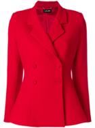 Styland Double Breasted Blazer - Red