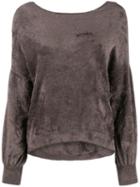 Roberto Collina Textured Knit Sweater - Brown