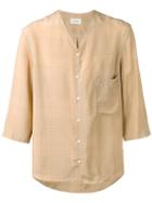 Lemaire - Shortsleeved Shirt - Men - Viscose - 46, Nude/neutrals, Viscose