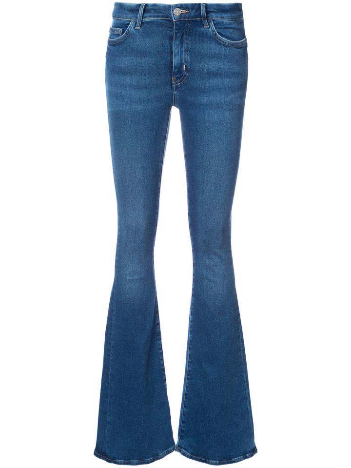 Flared Jeans - Women - Acetate - 27, Blue, Acetate, Mih Jeans