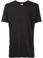 321 Round Neck T-shirt, Men's, Size: S, Black, Cotton
