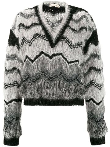 Oneonone. Zigzag Pattern Jumper - Grey
