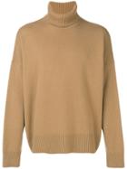 Ami Paris Turtleneck Oversize Sweater - Neutrals
