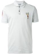 Lanvin - Embroidered Patch Polo Shirt - Men - Cotton - M, Grey, Cotton