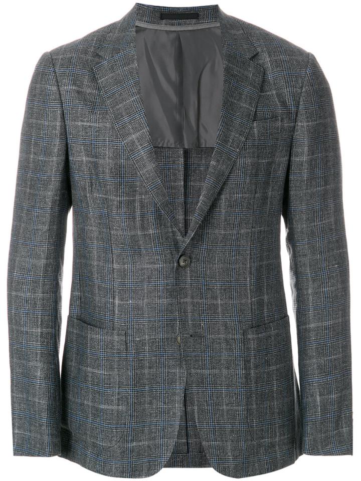 Z Zegna Classic Fitted Blazer - Grey