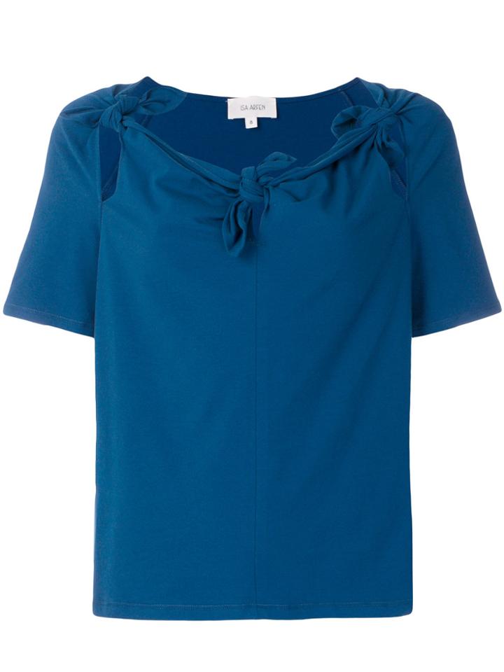 Isa Arfen Tie Knots T-shirt - Blue