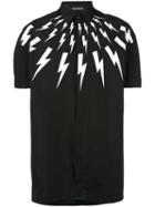 Neil Barrett - Lightning Collar Shirt - Men - Cotton - 40, Black, Cotton