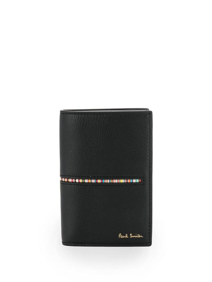 Paul Smith Signature Stripe Detail Long Wallet - Black