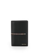 Paul Smith Signature Stripe Detail Long Wallet - Black