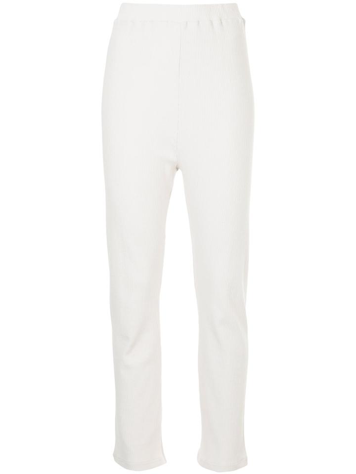 Cityshop High Waisted Slim Fit Trousers - Grey