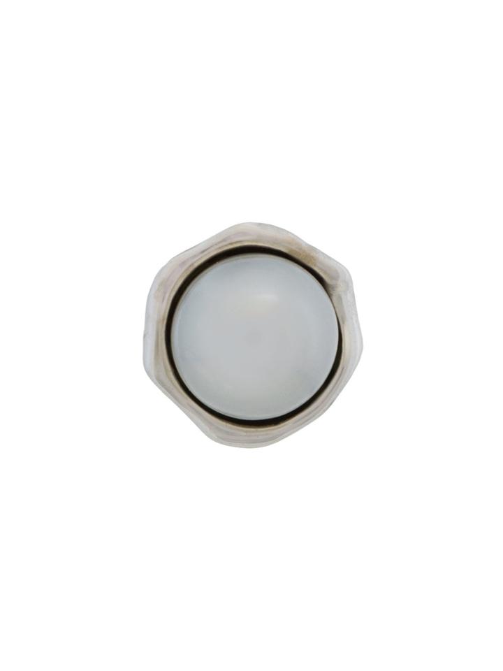 E.m. Single Pearl Earring - Metallic