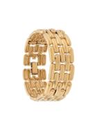 Givenchy Pre-owned 1980s Watchband Statement Bracelet - Gold