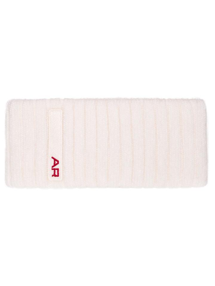 Alessandra Rich Arich Headband Mohair White