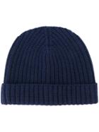 Eleventy Knitted Hat, Men's, Blue, Cashmere