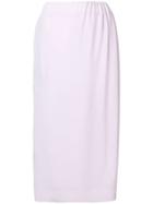 Simone Rocha Snap Button Side Midi Skirt - Purple