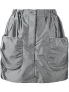 J.w.anderson Patch Pocket Skirt, Women's, Size: 6, Grey, Polyamide/polyester