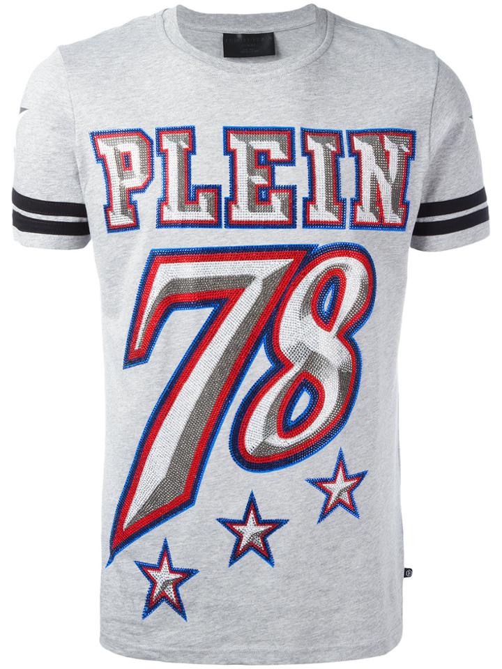 Philipp Plein Cameo Print T-shirt - Grey