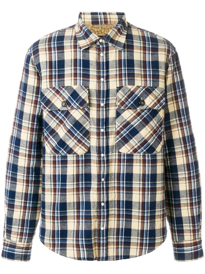 Dsquared2 Lined Checked Shirt - Blue