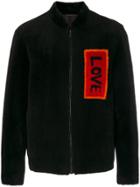 Fendi Love Patch Bomber Jacket - Black