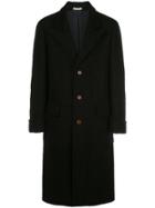 Marni Shaggy Wool Overcoat - Black