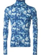 Jean Paul Gaultier Vintage Face Print Jumper