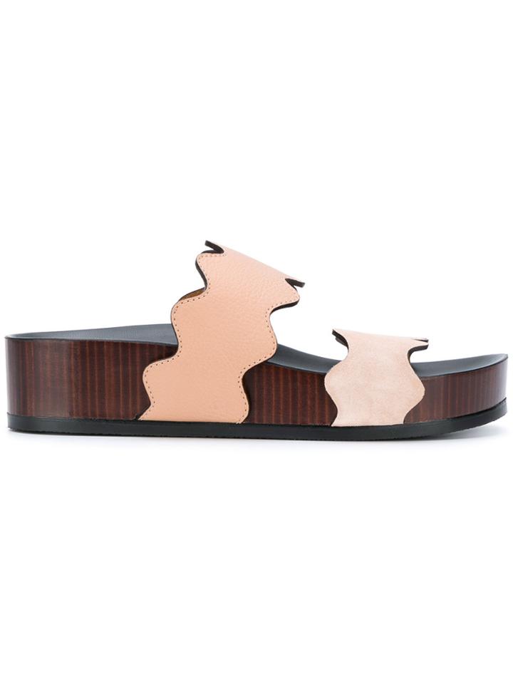 Chloé Lauren Sandals - Pink & Purple