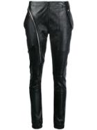 Rick Owens Zip Detail Trousers - Black