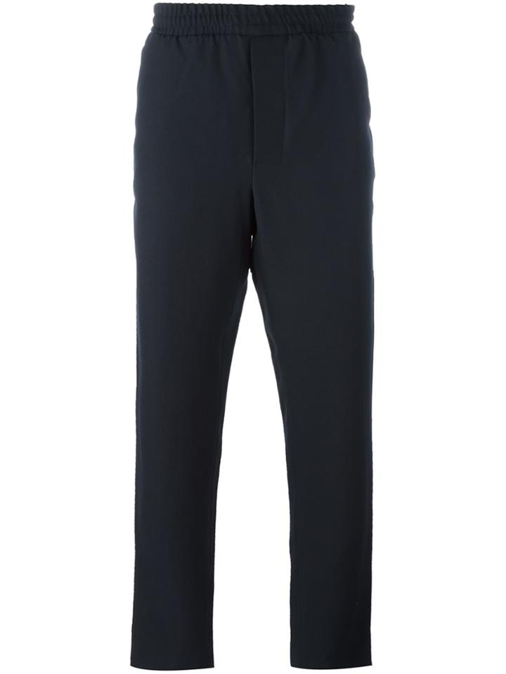 Ami Alexandre Mattiussi Straight Leg Trousers - Blue