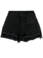 Unravel Project Slim-fit Denim Shorts - Black