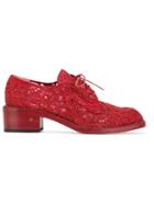 Laurence Dacade 'jeanne' Floral Lace Brogues - Red
