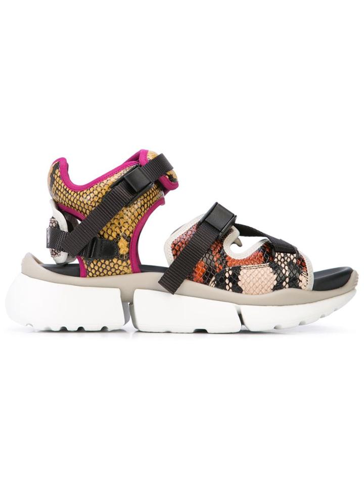 Chloé Sonnie Sandal Sneakers - White