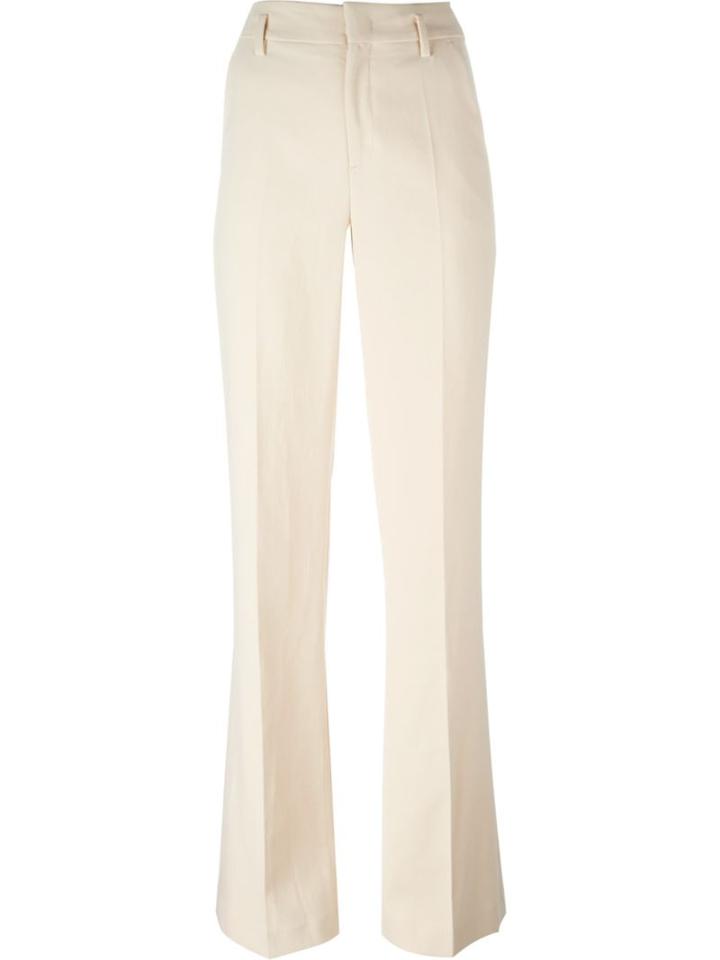 Stills Flared Trousers, Women's, Size: 34, Nude/neutrals, Cotton