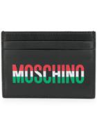 Moschino Classic Italian Logo Cardholder - Black
