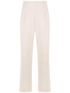 Egrey Cropped Flared Trousers - Neutrals