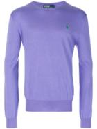 Polo Ralph Lauren Crew Neck Sweater - Pink & Purple