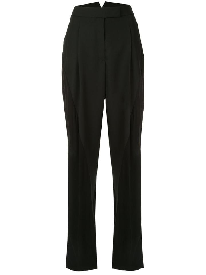 Haider Ackermann Panelled High-waisted Trousers - Black