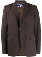 Junya Watanabe Man Micro-stripe Blazer Jacket - Brown