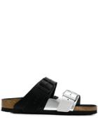Rick Owens X Birkenstock Two Tone Slides - Black