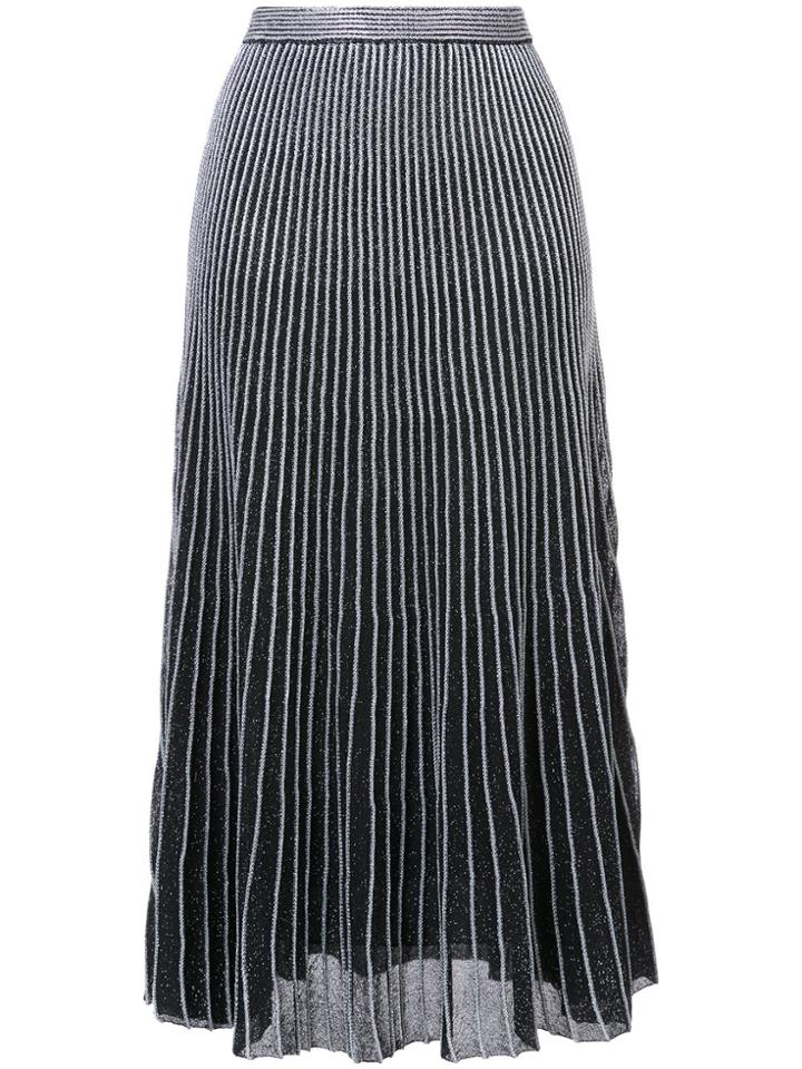 Proenza Schouler Pleated Mid-length Skirt - Metallic