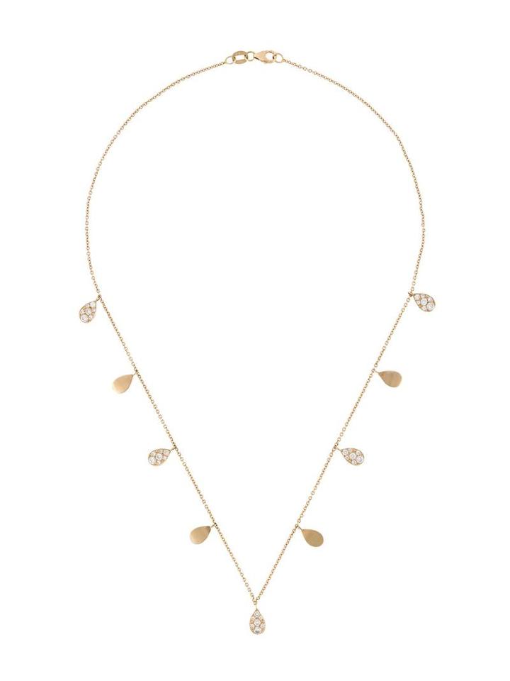 Jagga 'petal Drops' Pendant Necklace, Women's, Metallic