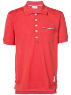 Thom Browne - Classic Polo Shirt - Men - Cotton - 4, Red, Cotton