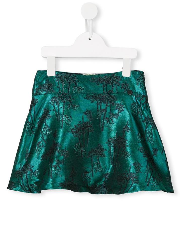 Kenzo Kids 'bamboo Tiger' Skirt, Toddler Girl's, Size: 3 Yrs, Green