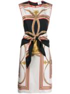 Burberry Archive Scarf Print Dress - Neutrals