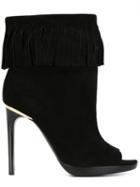 Burberry Fringed Stiletto Booties