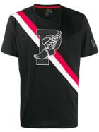 Polo Ralph Lauren Diagonal Stripe Logo T-shirt - Black