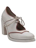 Cherevichkiotvichki Chunky Heel Ankle Boot - White