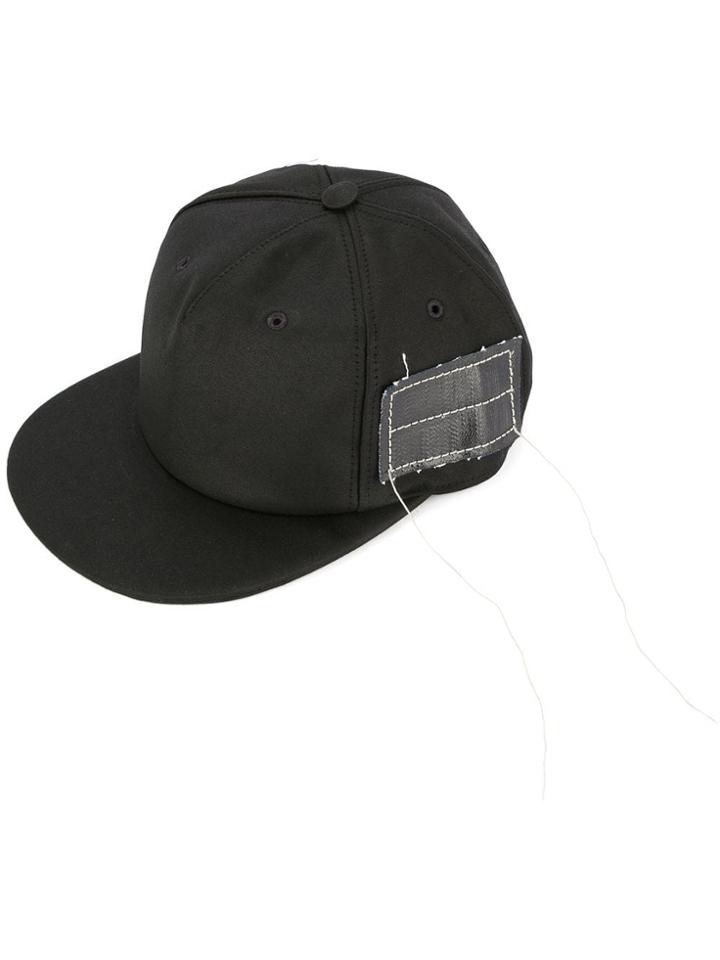 Rick Owens Drkshdw Stitched Patch Cap - Black