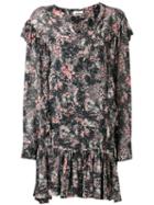 Isabel Marant Étoile - Jedy Floral Print Dress - Women - Viscose - 38, Red, Viscose