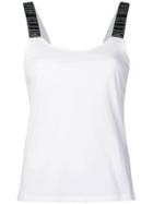 Calvin Klein Logo Vest Top - White