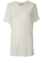 Gloria Coelho Ribbed T-shirt - White